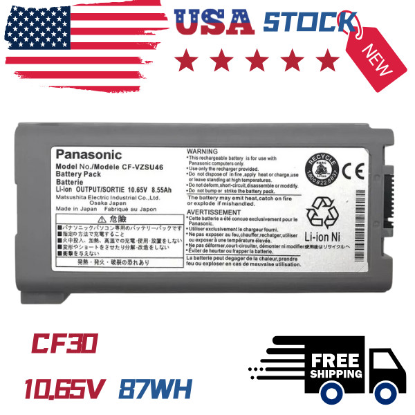 OEM Genuine CF-30 Battery For Panasonic Toughbook CF-31 CF-53 CF-52 CF-VZSU46AU
