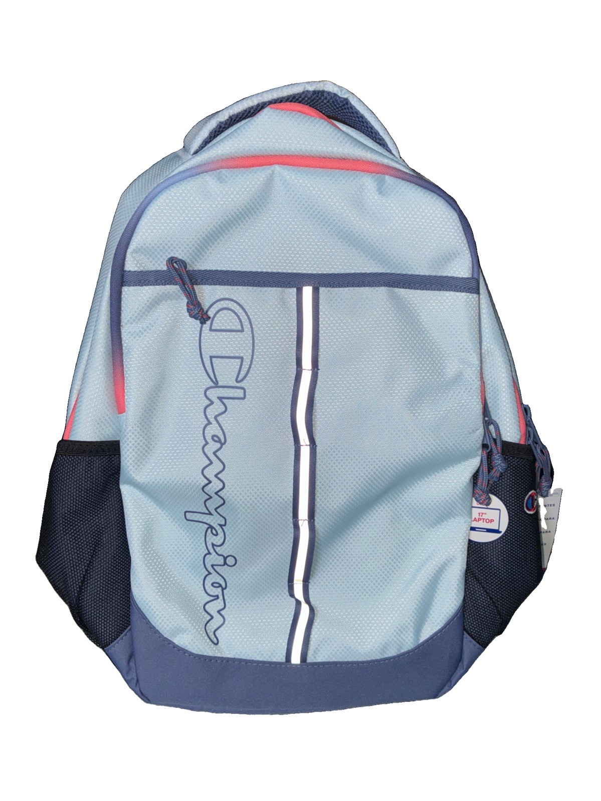 Champion Center Backpack w/ Laptop Sleeve - Light Blue