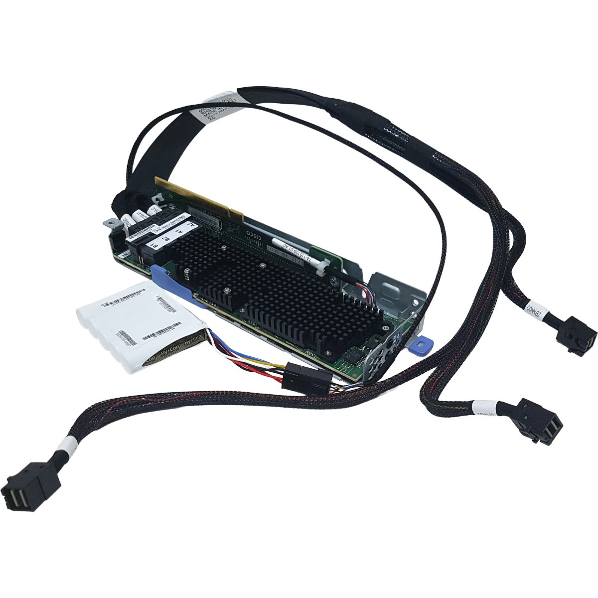 Cisco UCSC-RAID-M5 12Gb 4-Port SAS RAID Controller + Riser + 3x SAS Cable + BBU