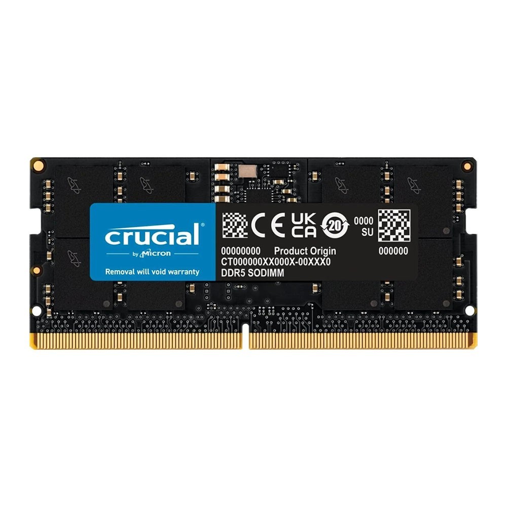 Crucial 16GB DDR5 4800MHz SODIMM 262pin Laptop Memory RAM