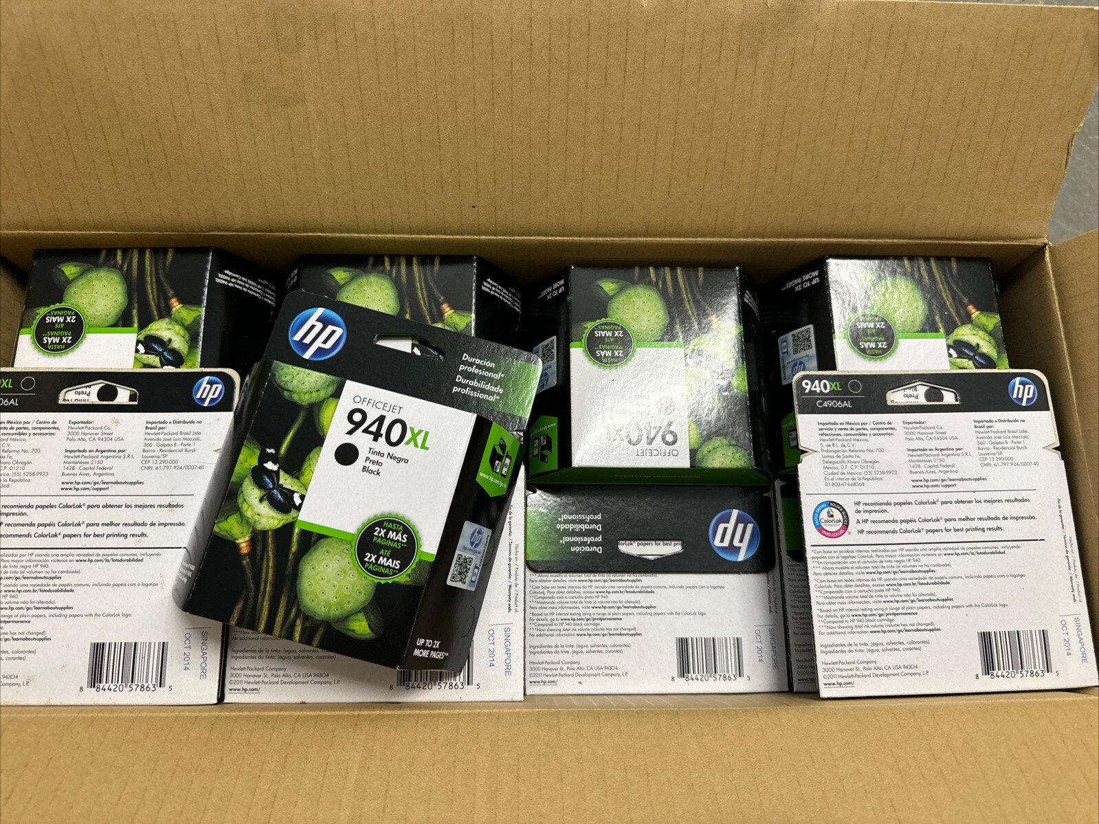 40 Pcs Of HP 940XL High Yield Black Original Ink Cartridge (C4906AL)