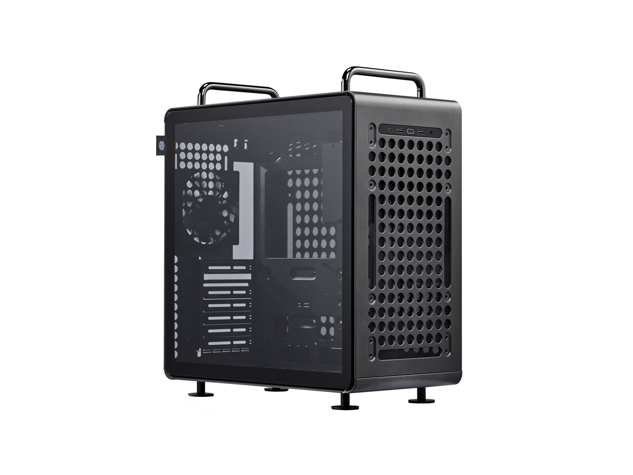 Cooler Master QUBE 540 High-Airflow ATX Mid-Tower Case, 415mm GPU Clearance Max,
