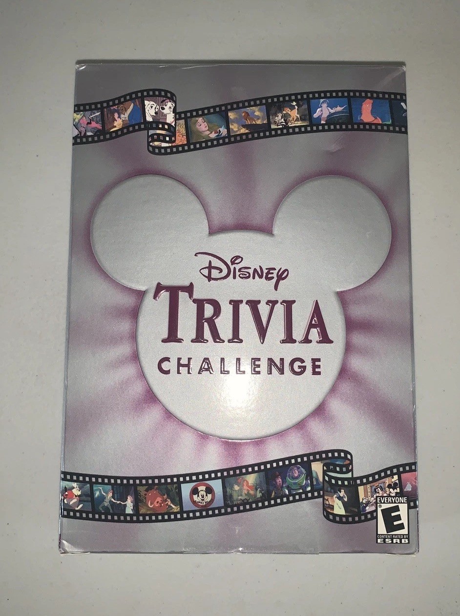 DISNEY TRIVIA CHALLENGE CD-ROM INTERACTIVE WINDOWS 95/98/Me MAC COMPUTER GAME