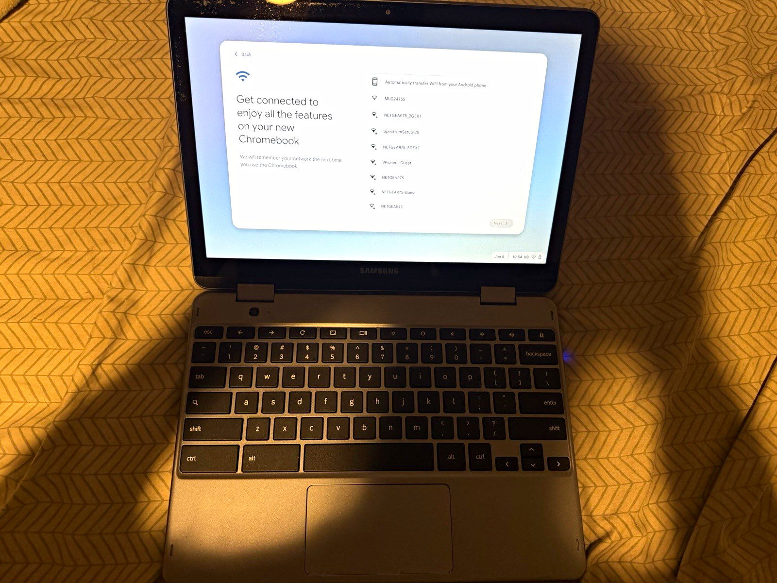 Samsung Chromebook Plus XE525QBB 12.2” Touchscreen LTE 4GB 32GB - Working in