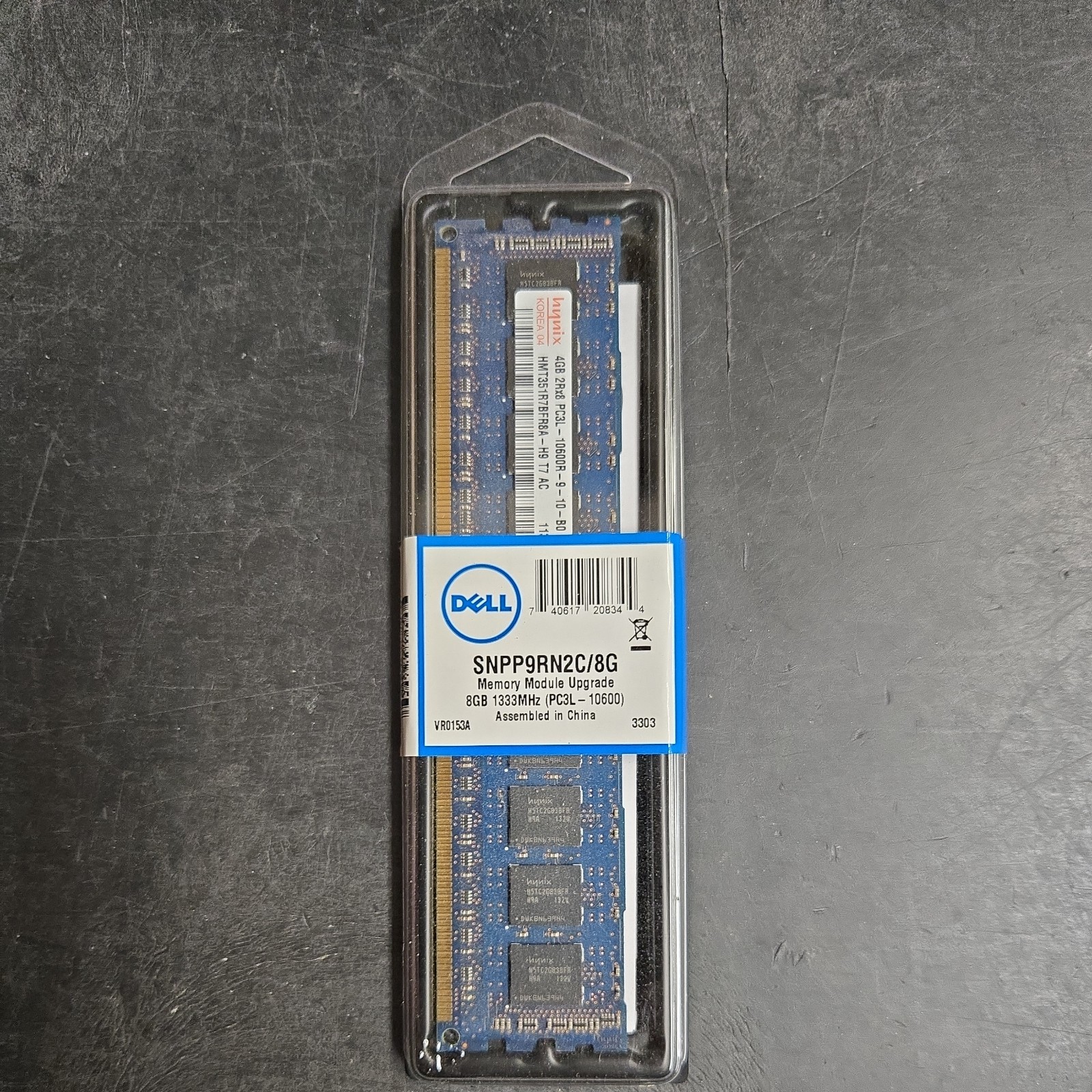 New Dell SNPP9RN2C/8G Memory Module Upgrade 8GB 1333MHZ (PC3L-10600) 