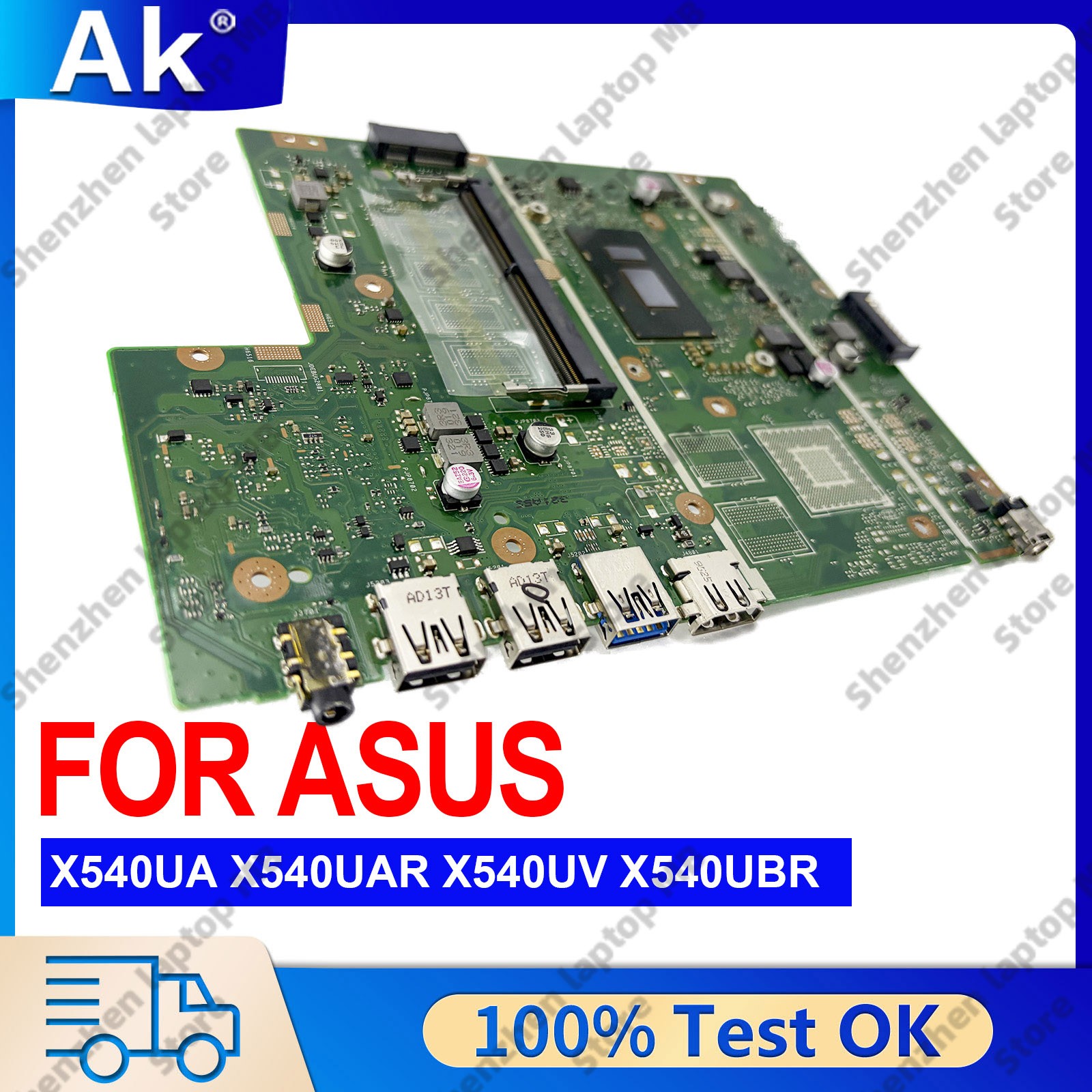 X540UA Motherboard For ASUS F540U X540UB X540UAR X540UV R540U Mainboard i3 i5 i7