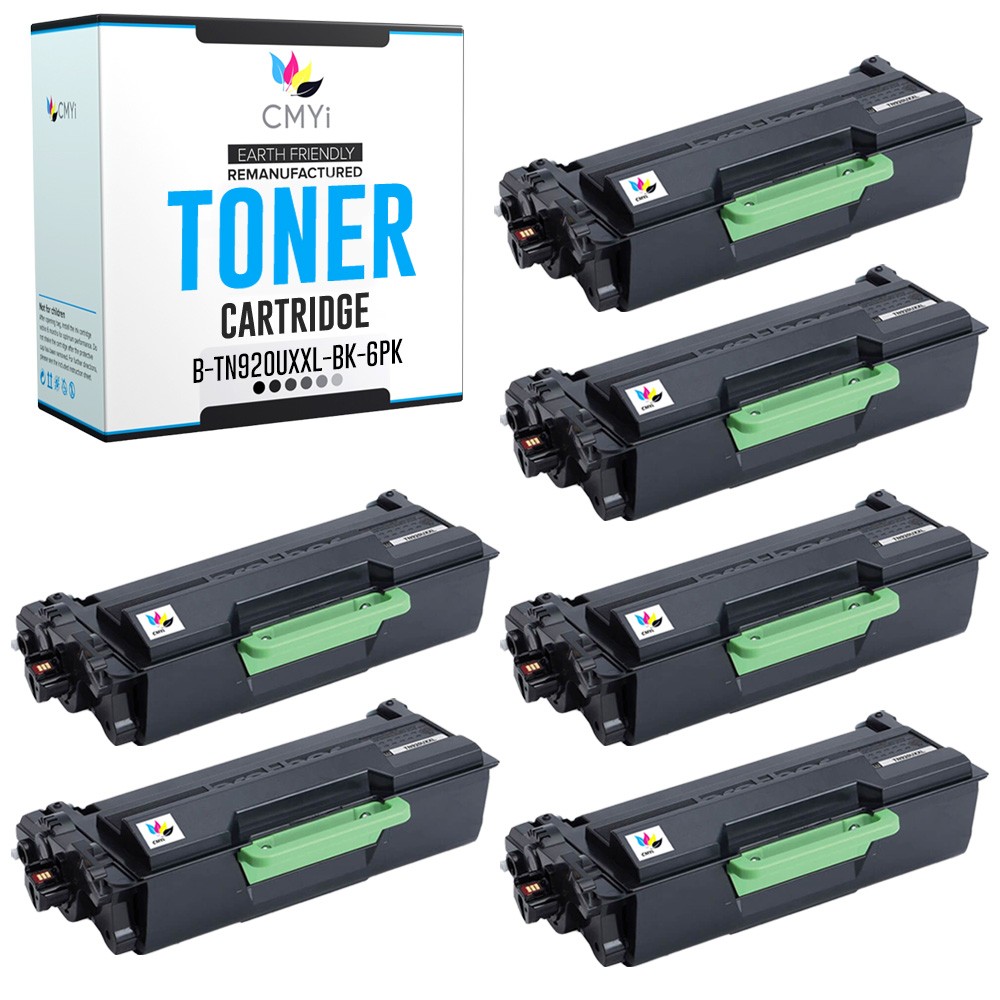 6-Pack Compatible CMYi TN920UXXL Printer Toner fits Brother MFC-L6810DW L6915DW