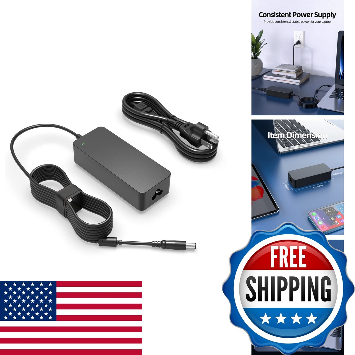 Superer 90W Charger Dell Inspiron N7010 N7110 SE 7720 5720 5721 17R ADP195462N