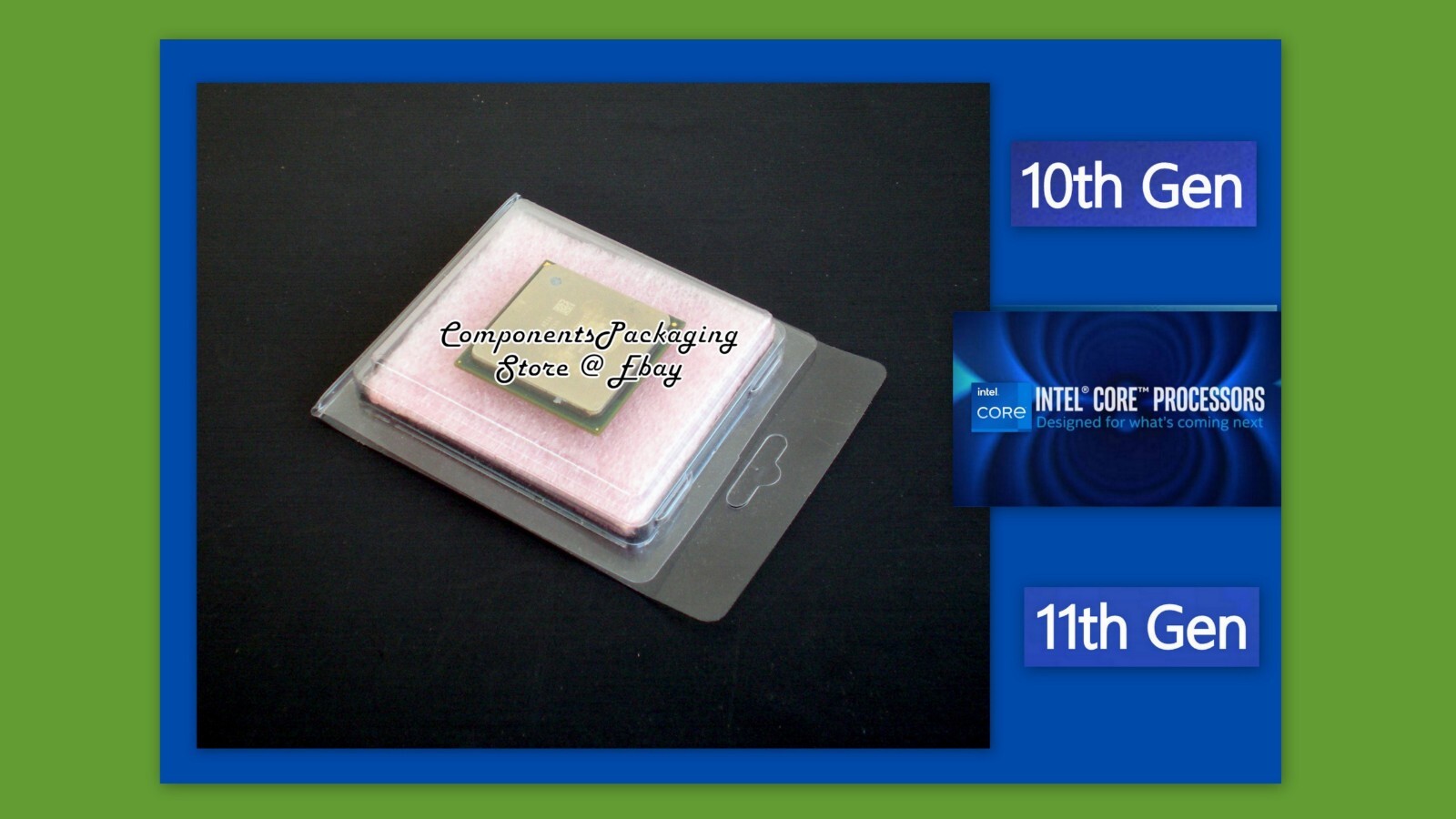 Socket LGA1200 11th Gen CPU Clam Shell Case i9 i7 i5 i3 - Lot of 10 25 40 80 125