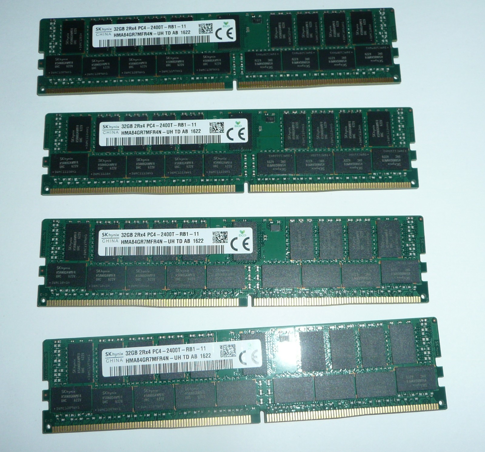SK Hynix 128GB (4 x 32GB) PC4-2400T DDR4 ECC Server Memory HMA84GR7MFR4N-UH