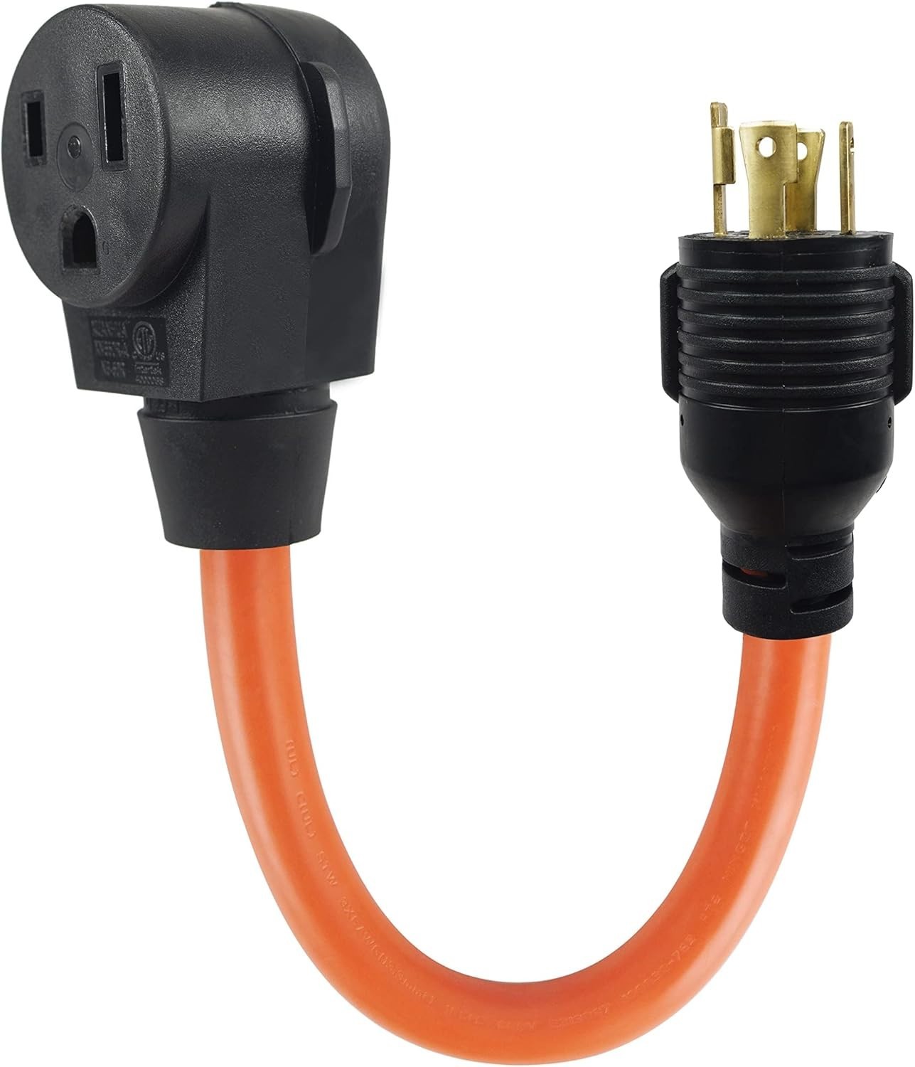 Nema L14-30P to 6-50R Adapter Cable 125/250V Heavy Duty STW 10AWG 6-50 Welder Ad