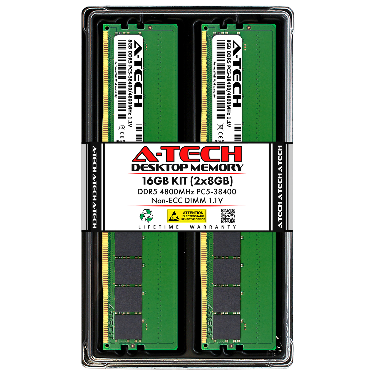 16GB 2x 8GB DDR5-4800 ASRock AM5D4ID-2T/BCM W680D4U-2L2T/G5 Memory RAM