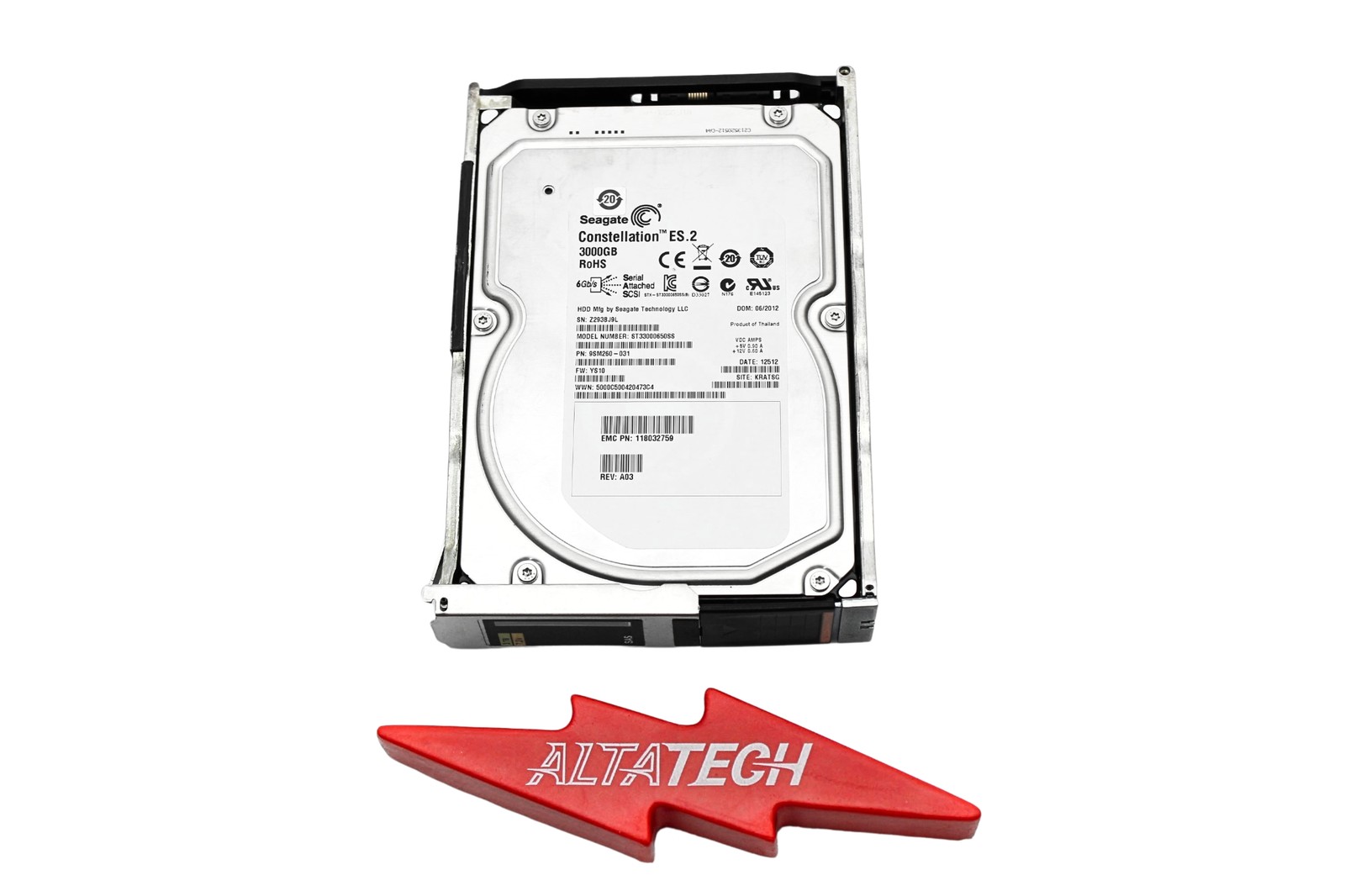 EMC 005049210 3TB 7.2K SAS 3.5 6G VNX52/54/56/58
