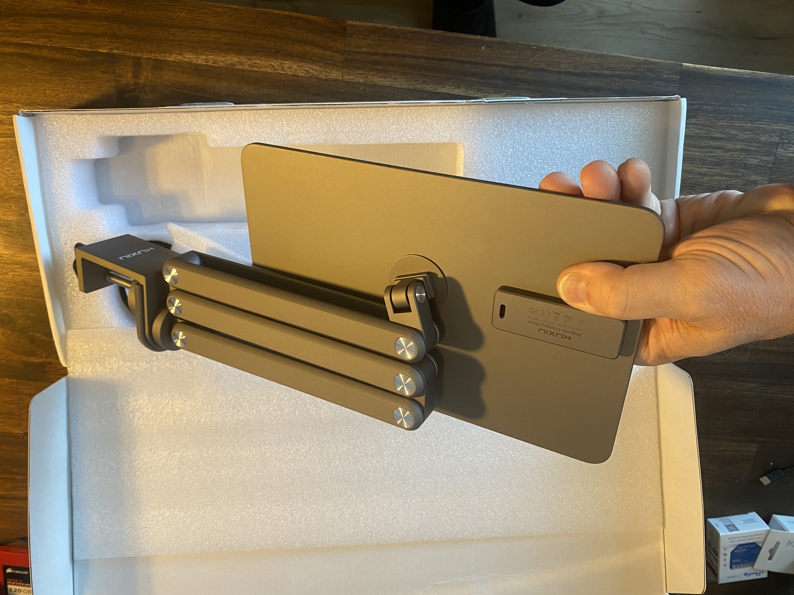KUXIU X36 Pro MAX Foldable Magnetic Charging Stand iPad Pro 11 M4 M5 Open Box