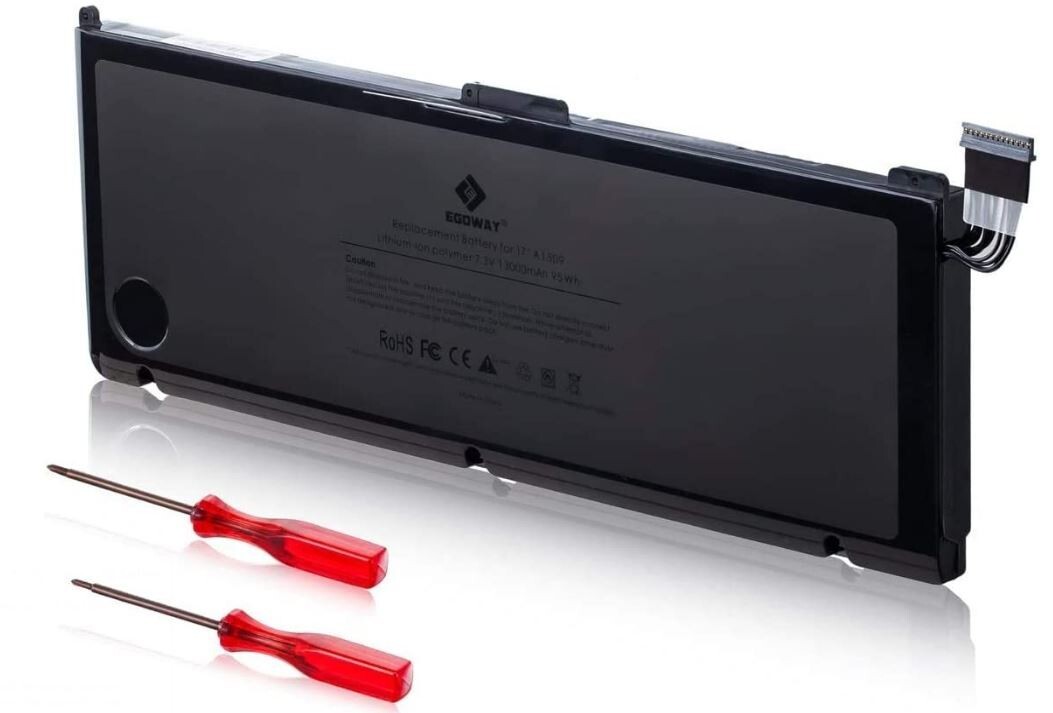 EGOWAY 95Wh 13000mAh Replacement Laptop Battery A1309, Compatible with MacBook P