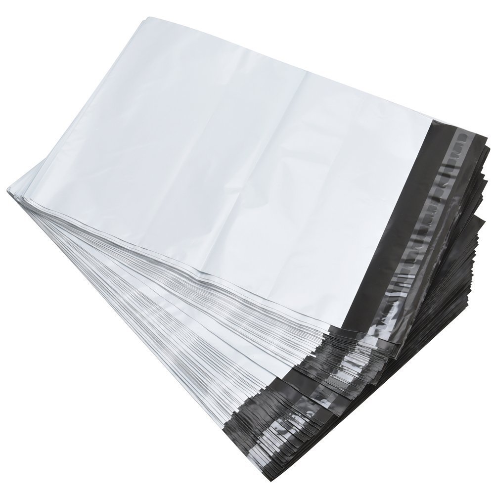 200 6X9 White Poly Mailers Self Sealing Shipping Envelopes Plastcc Bags 2.5 Mil