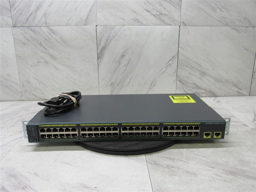 Cisco WS-C2960-48TT-L Catalyst 2960 48 Port Managed Network Switch