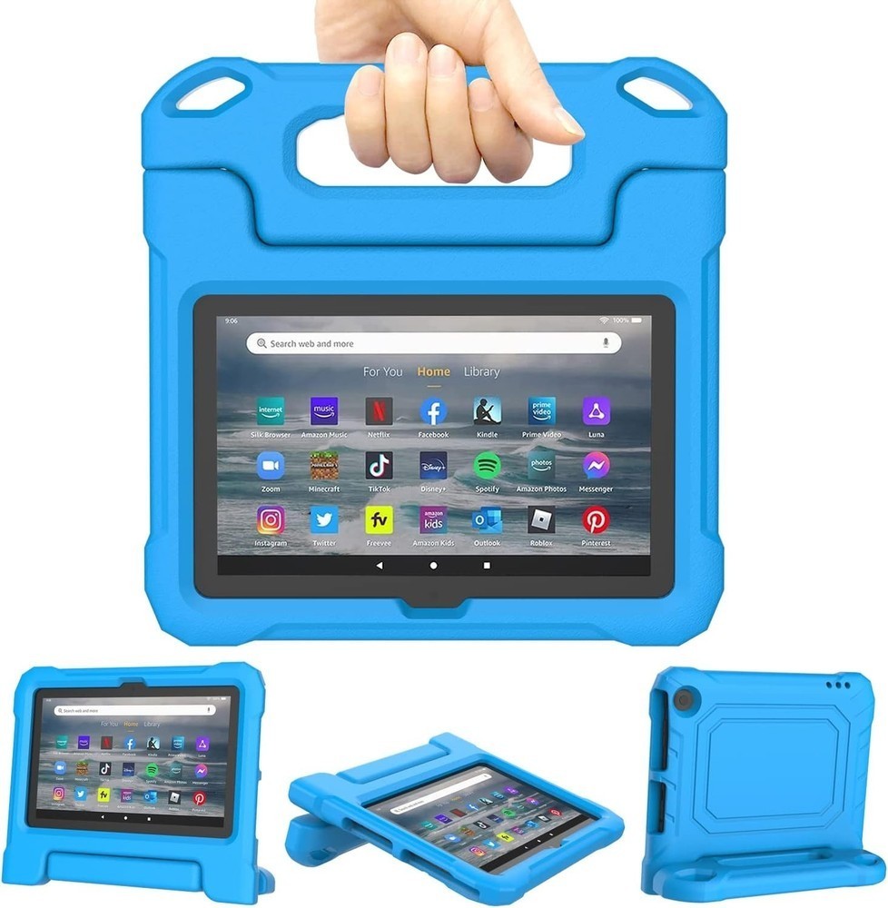 Case for Kids 7" Tablets iPad Lenovo Samsung with Handle & Shockproof Protection