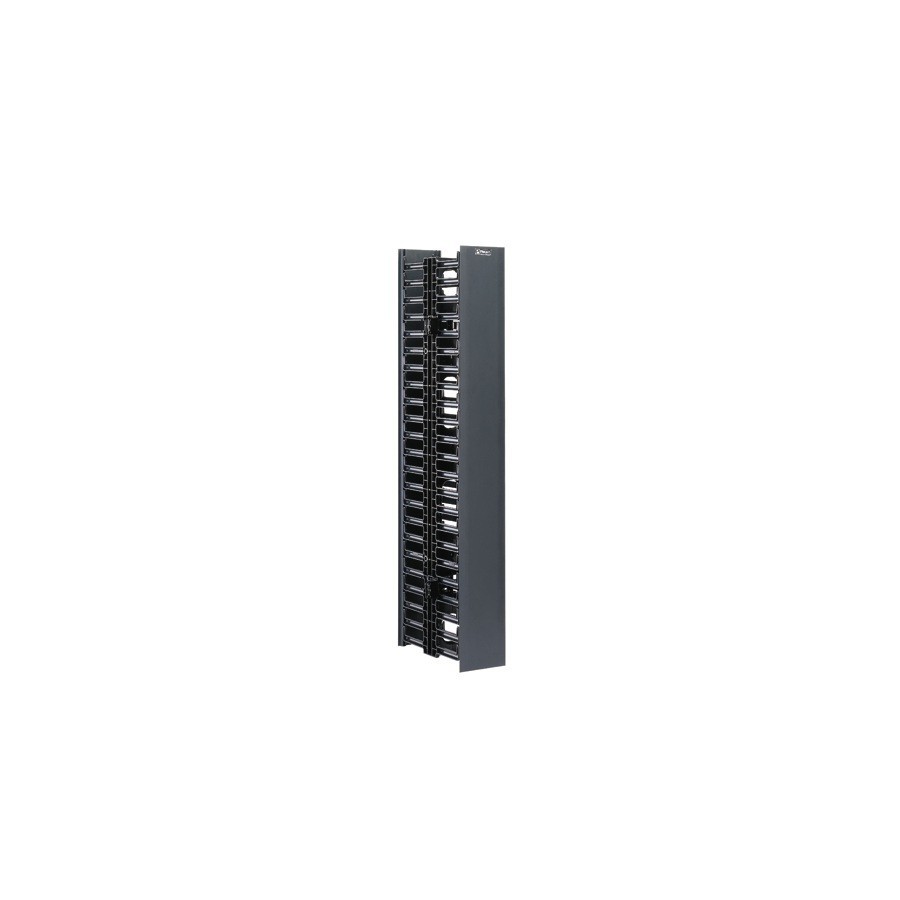 Panduit WMPVHCF45E Vertical Single-Sided Manager ABS 45RU 6.7 Inch Wide Black