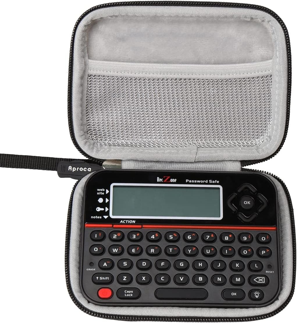 Hard Storage Case, for Reczone Password Safe Device (Black-New Version)