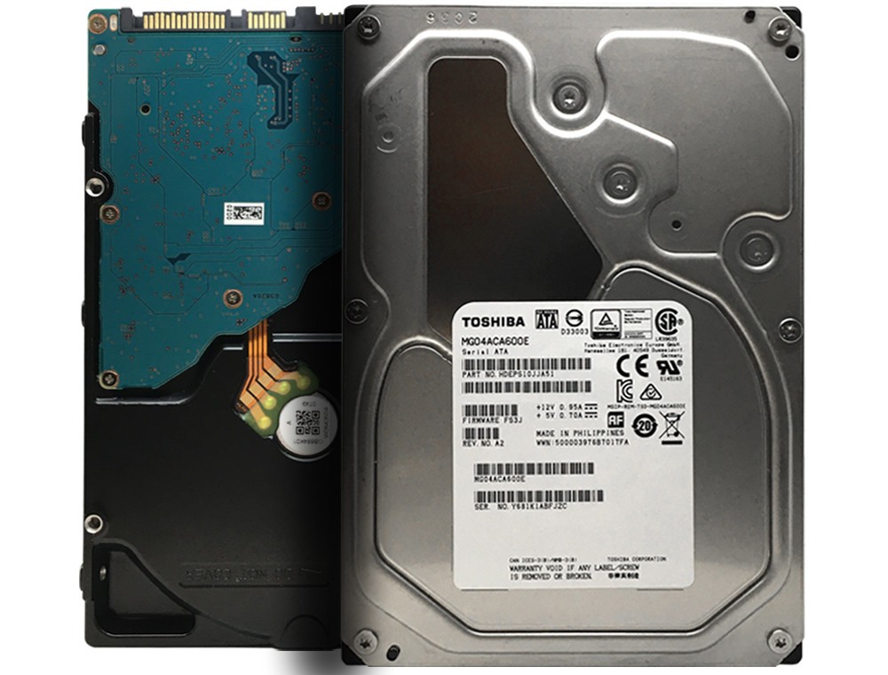 Toshiba 6TB MG04ACA600E 128MB 7200RPM SATA 6.0Gb/s 3.5" Internal Enterprise HDD