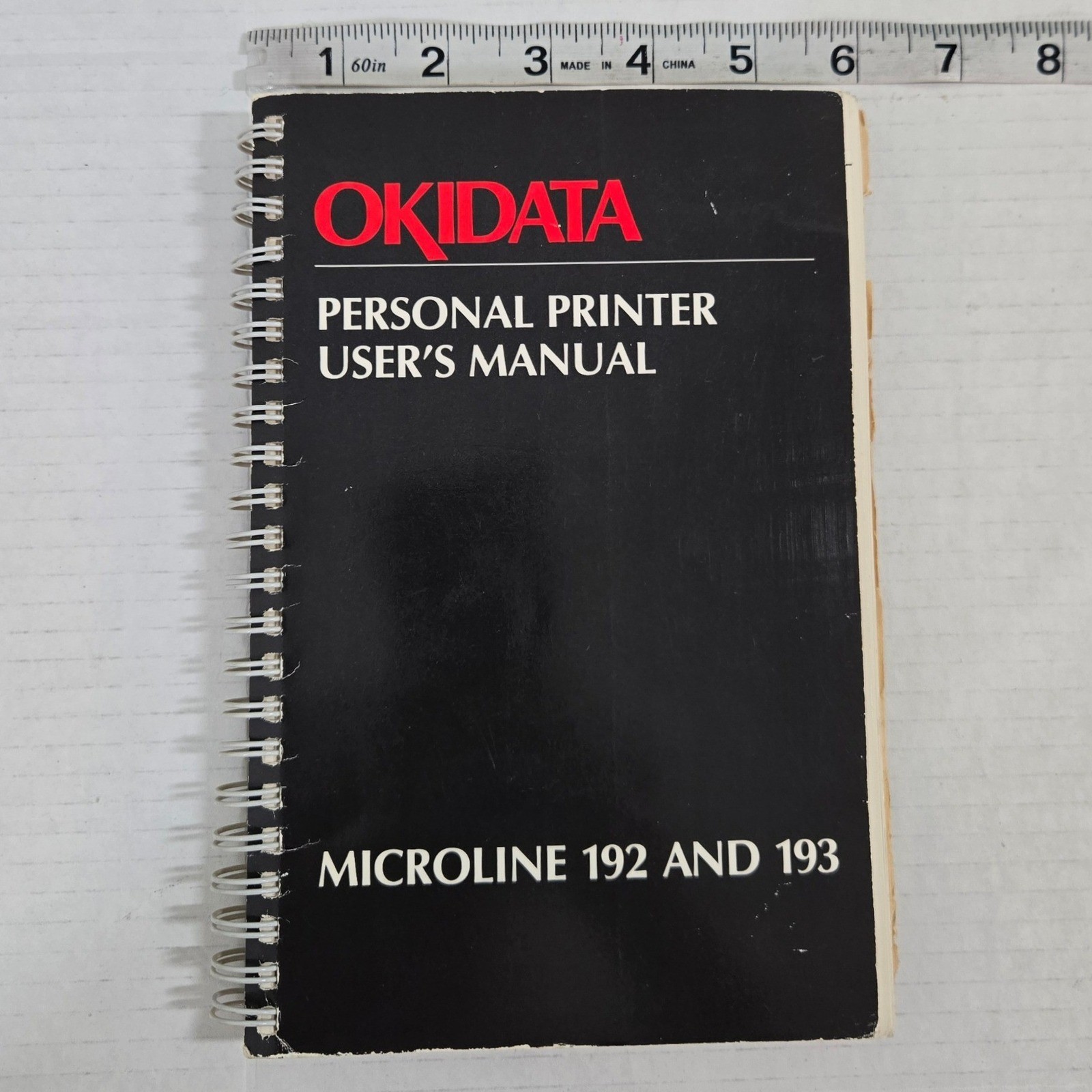 Vintage Okidata Microline 192 And 193 Personal Printer Users Manual 1984 Japan