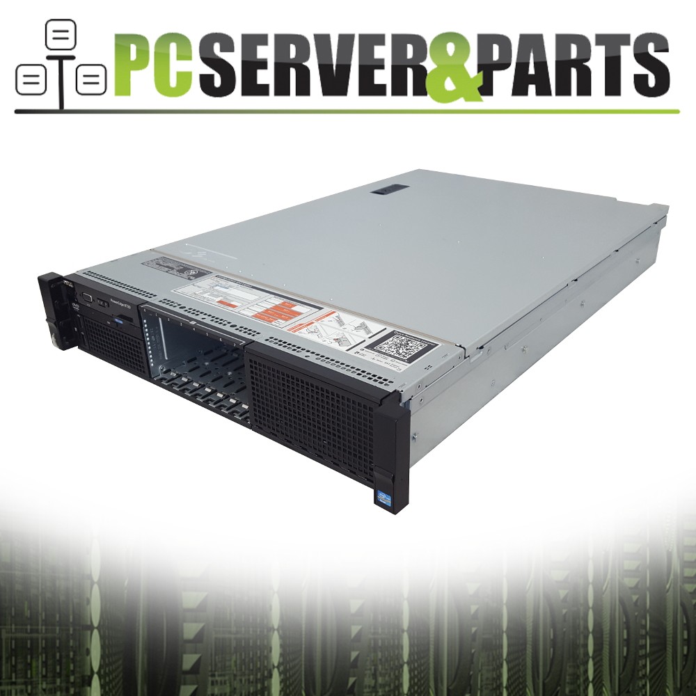 Dell PowerEdge R720 2.5" Server, 2x 2.5GHz 10Core E5-2670V2, 128GB 4x Trays H710