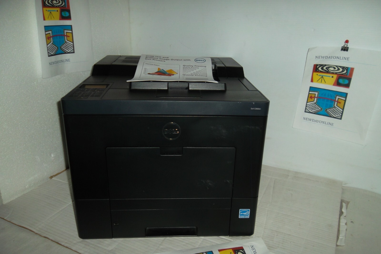 Dell C2660dn Color Laser Printer Duplex USB Network 512MB w/Toners 9K Page 164W2
