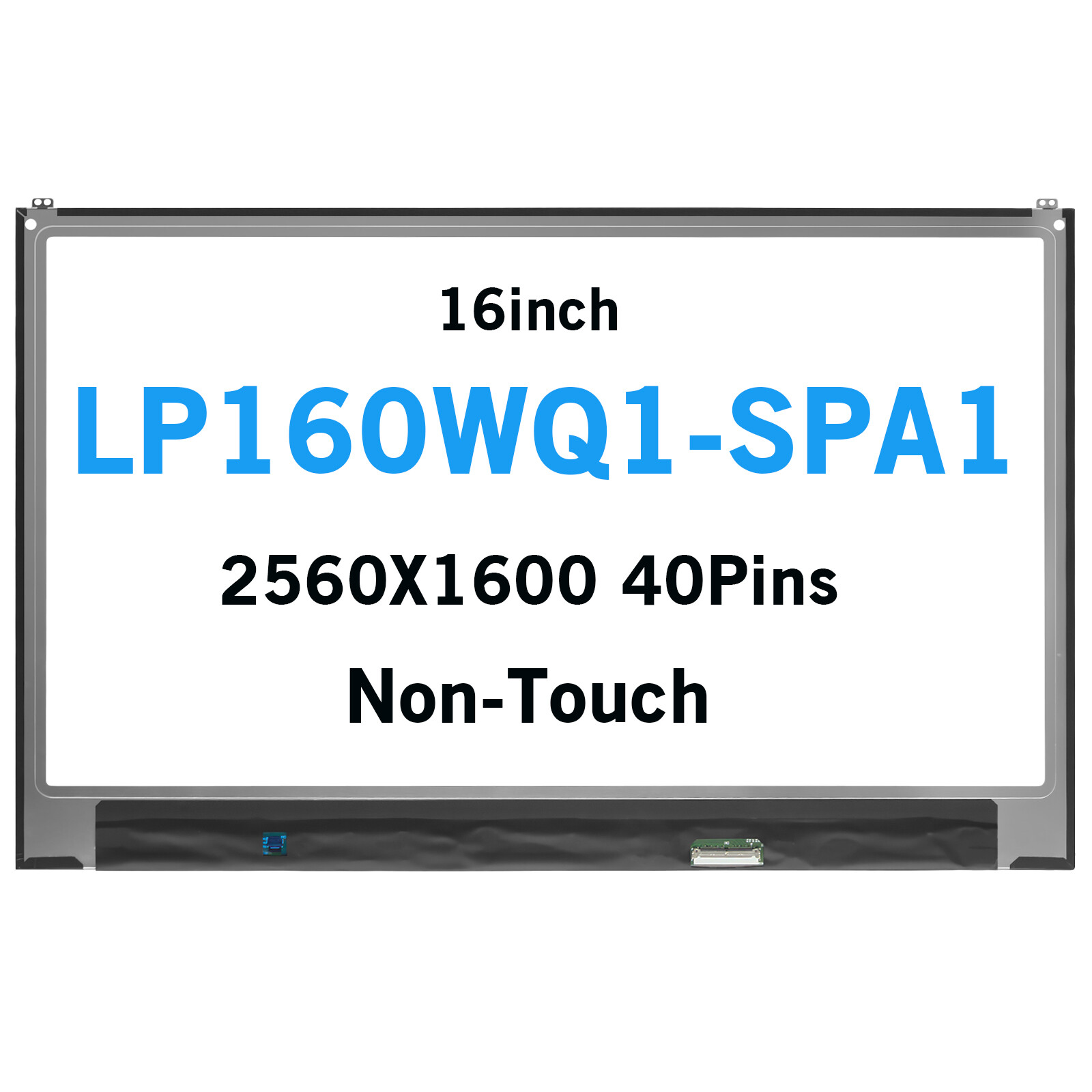 NEW 16inch QHD 2560 X 1600 60HZ LCD Screen Display For LG Gram 16 16Z90P 16T90P