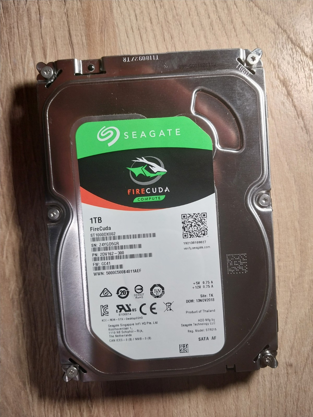 Seagate Firecuda ST1000DX002 1TB Desktop Sata HDD Hard Drive