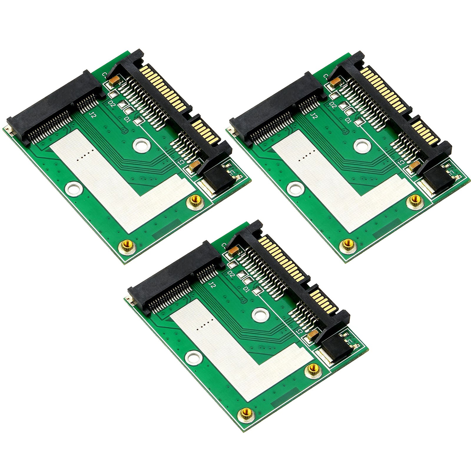 3x mSATA SSD to 2.5'' SATA 6.0 Gps Adapter Converter Card Module Board Pad Pcie