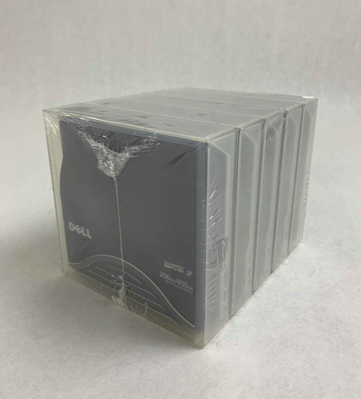 5x New OEM Dell ULTRIUM 2 LTO Data Cartridges 200 GB Native 400 GB Compressed