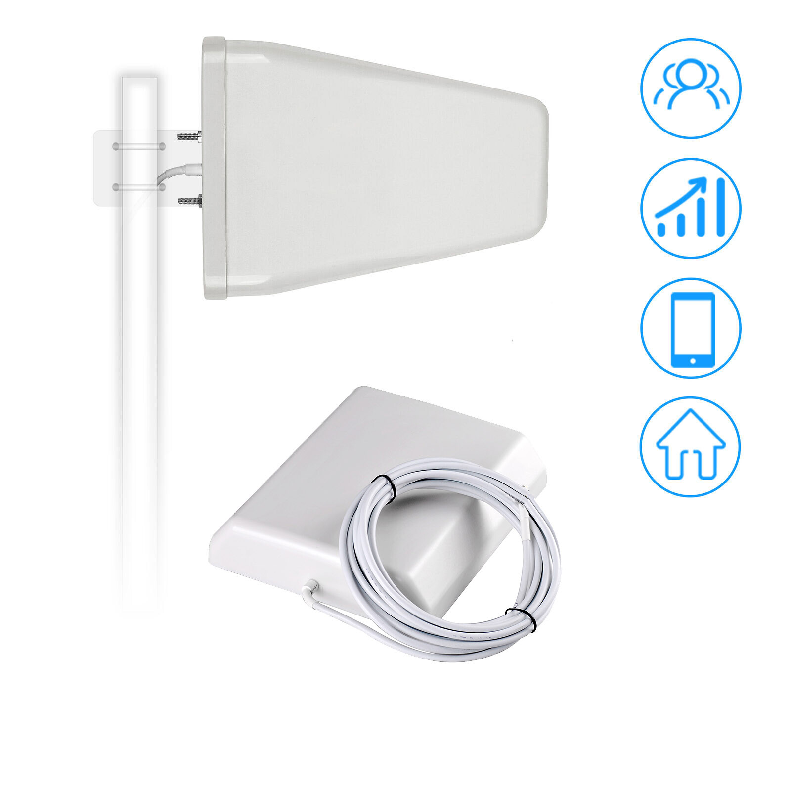 4G LTE Antenna For AT&T/Verizon Cell Phone Signal Repeater Amplifier