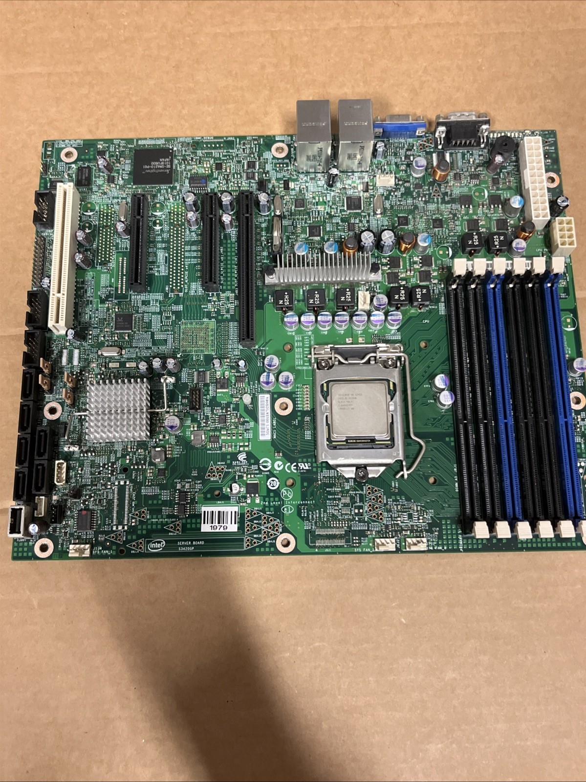 INTEL S3420GP BOARD + INTEL CPU XEON X3450 SERVER MOTHERBOARD