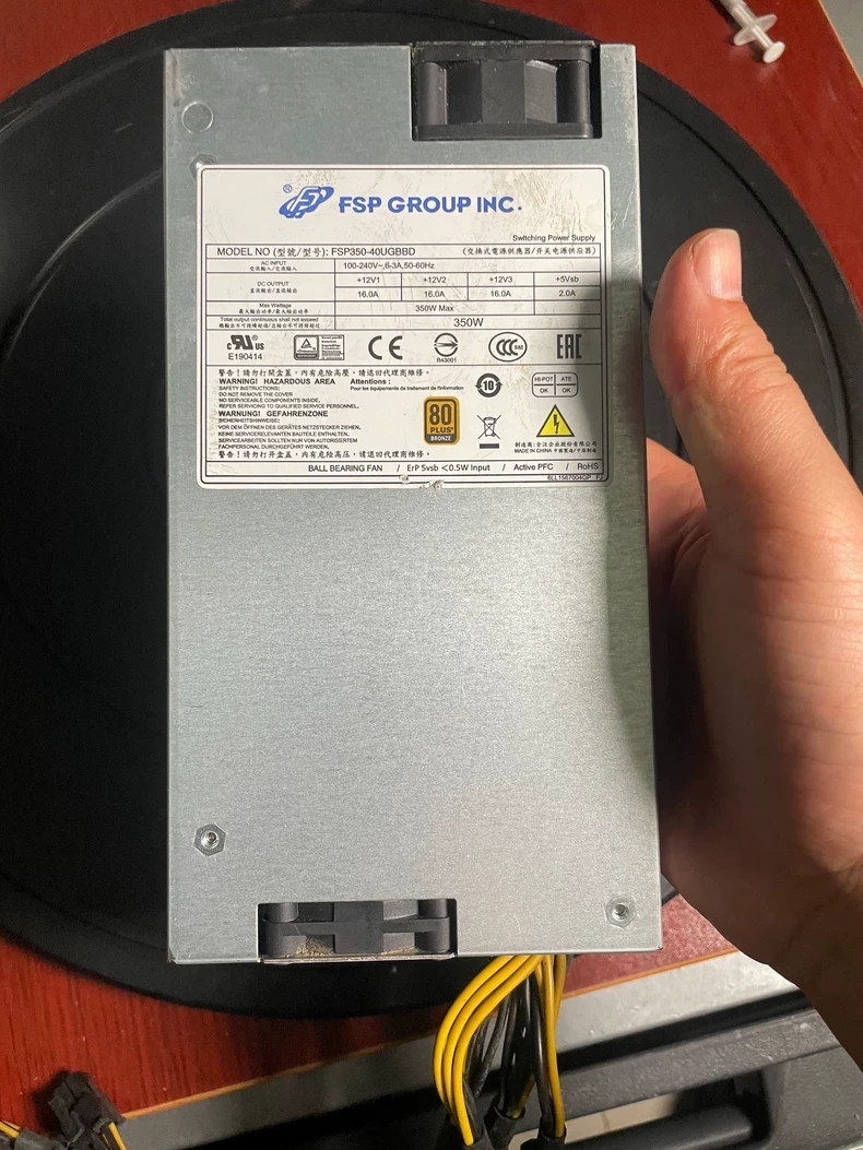10pin FSP350-40UGBBD ATX 350W Power Supply Charge For FSP MSI Aegis 3 Gaming 12V