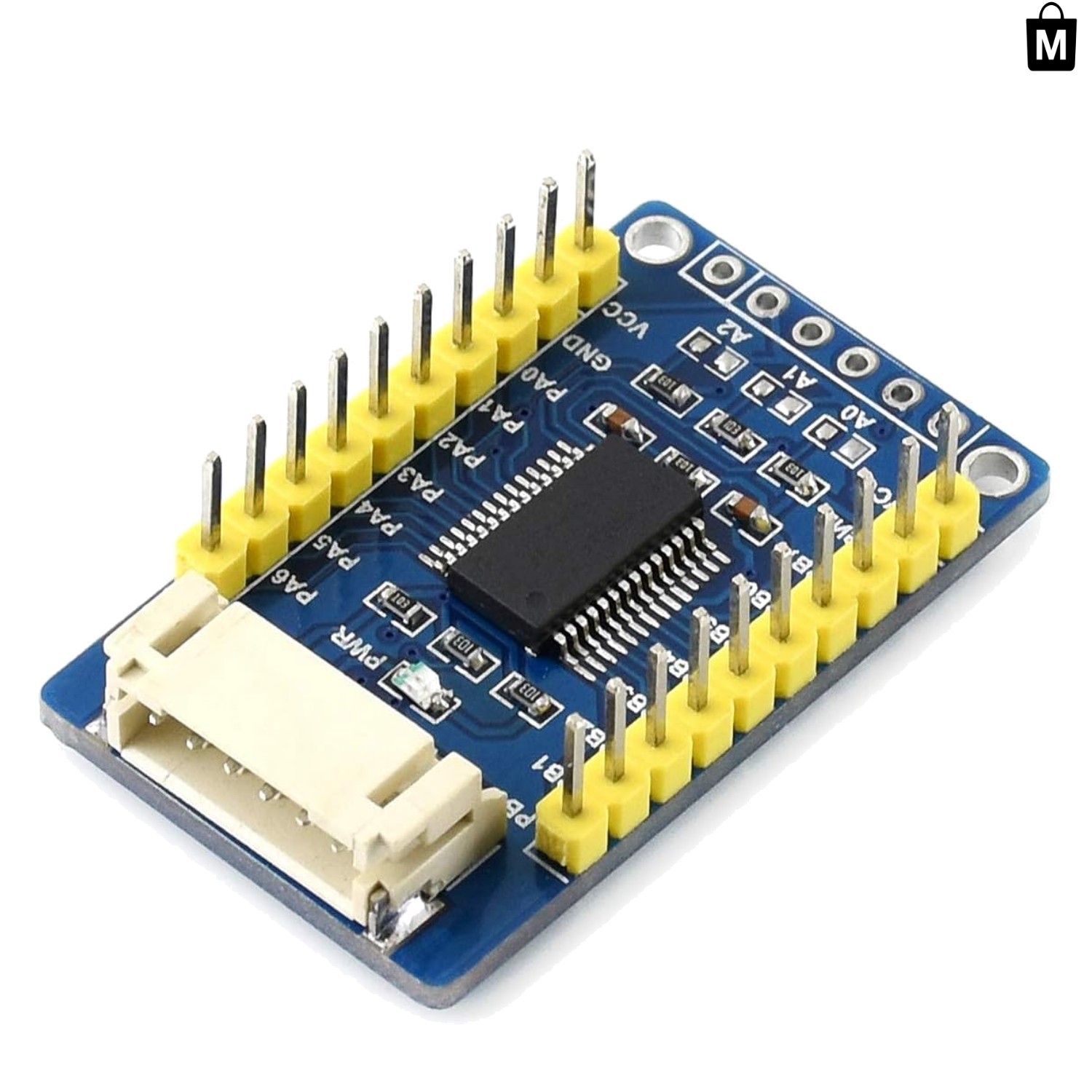 Versatile I2C Expansion Board - 16 I/O Pins for Enhanced Project Connectivity
