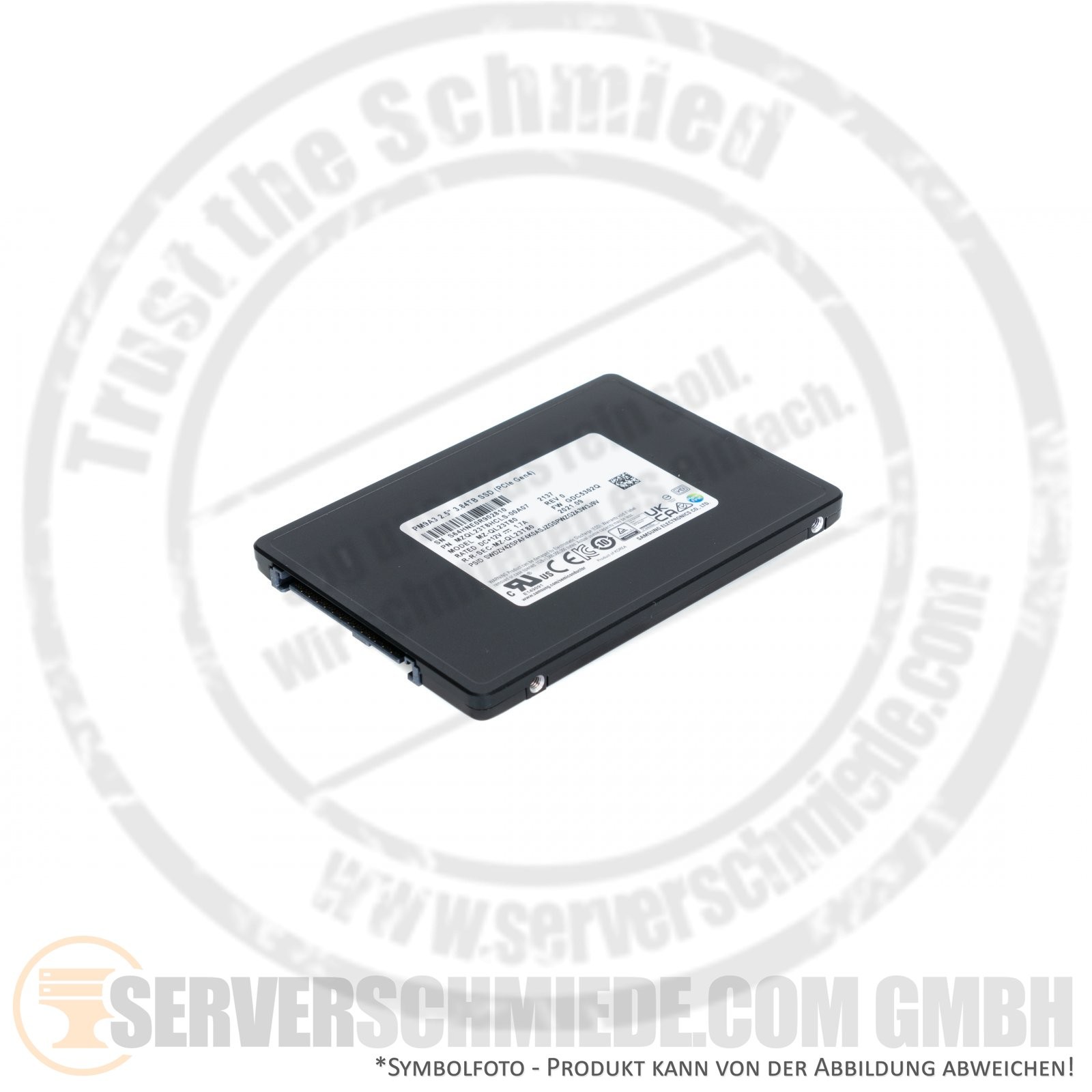 3.84TB Samsung PM9A3 Datacenter Enterprise 24/7 U.2 NVMe 1000K IOPS 6800MB +NEW+