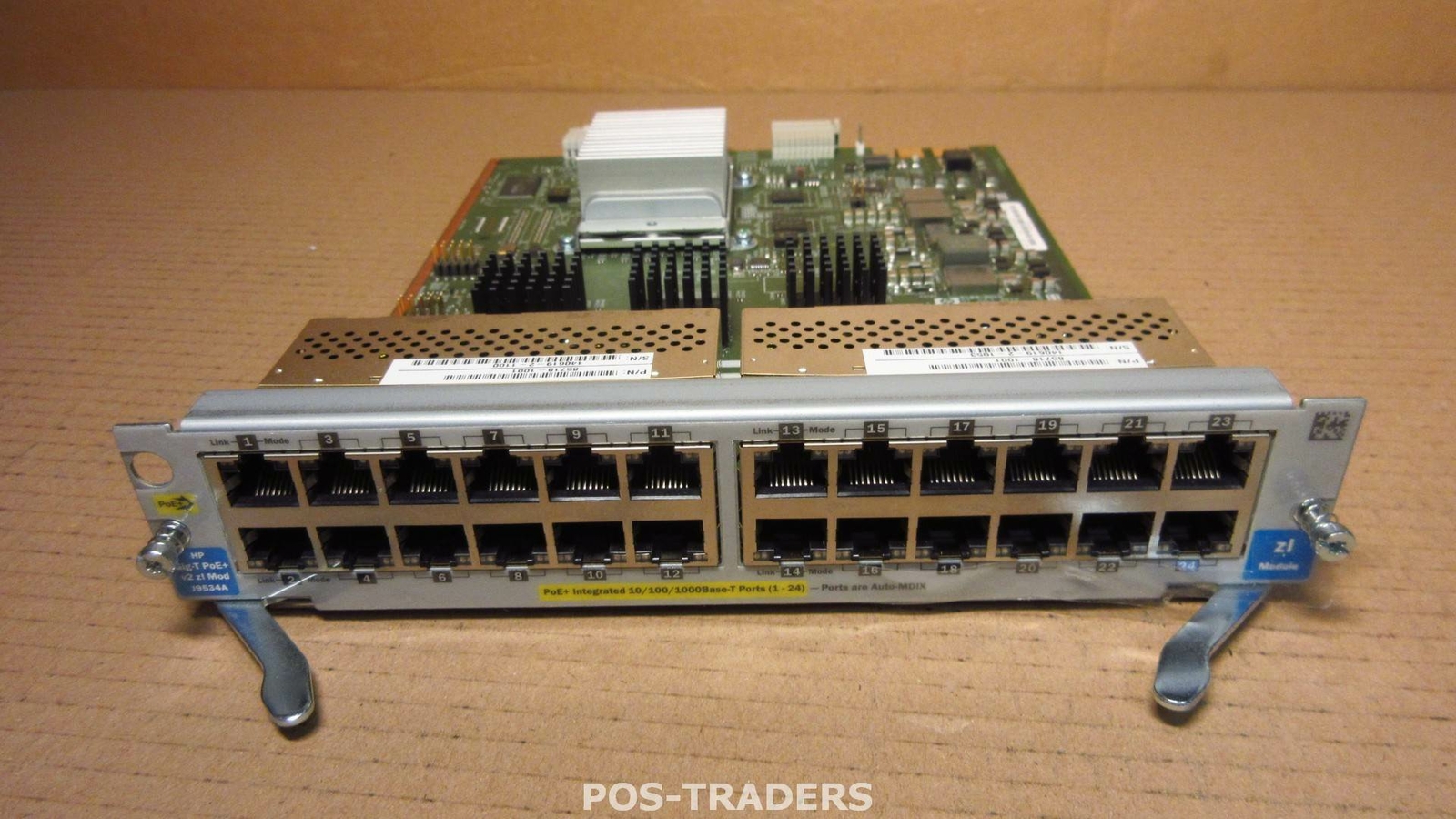 HP J9534A Procurve 24-Port Gig-T PoE+ Module PULLED FROM HP J9850A 5406r ZL2