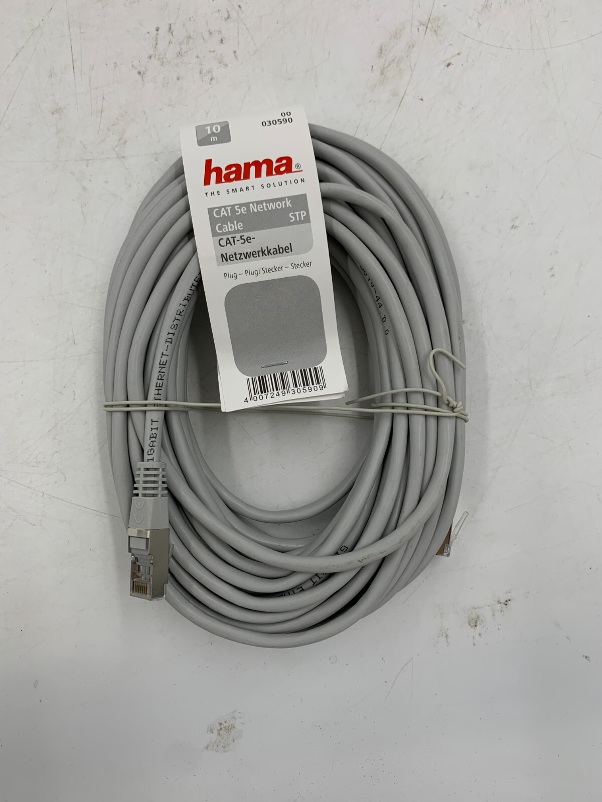 hama - CAT 5e Network Cable, STP, 10m - 00 030590