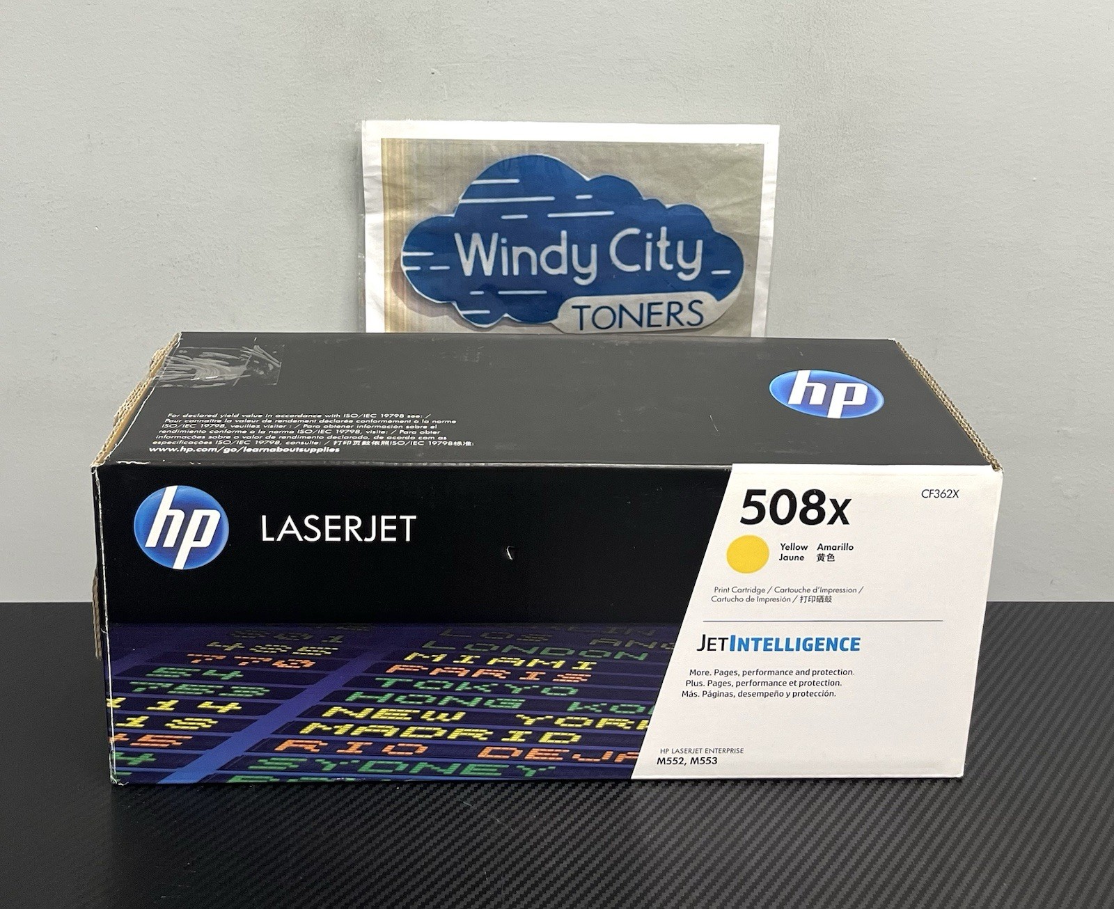 HP 508X (CF362X) Yellow High Yield Toner for HP M553/M577 Printers New Open Box