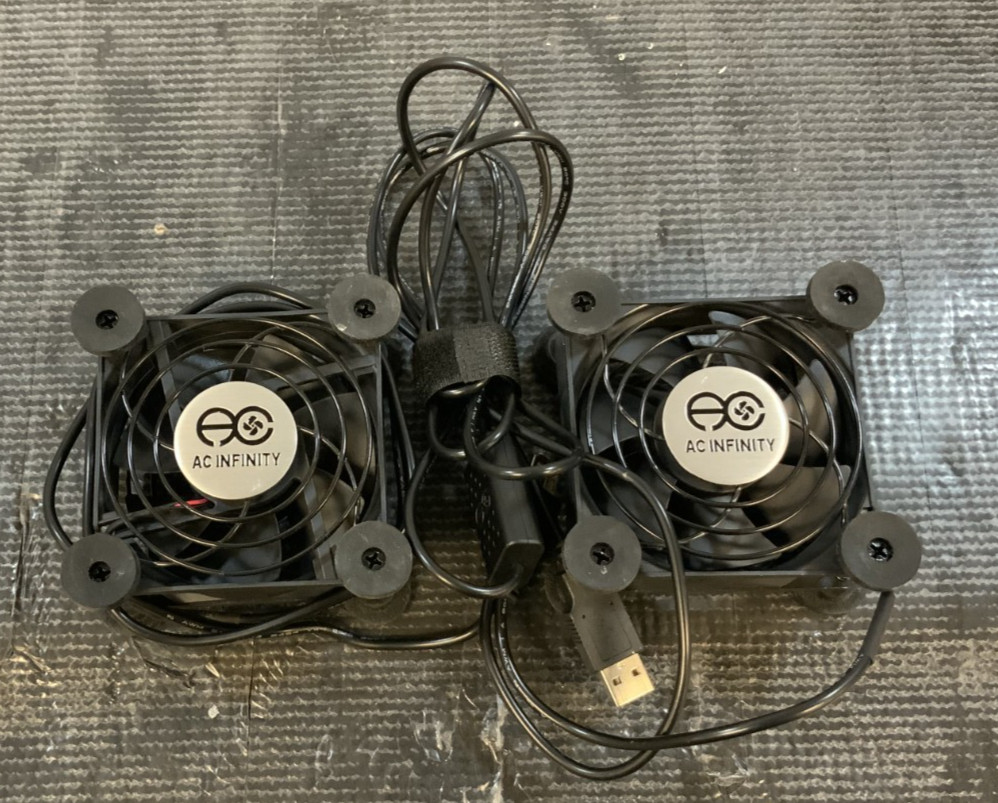 AC Infinity AI-MPF80A2 Multifan S5 Dual 80mm Quiet USB Cooling Fan, K3B