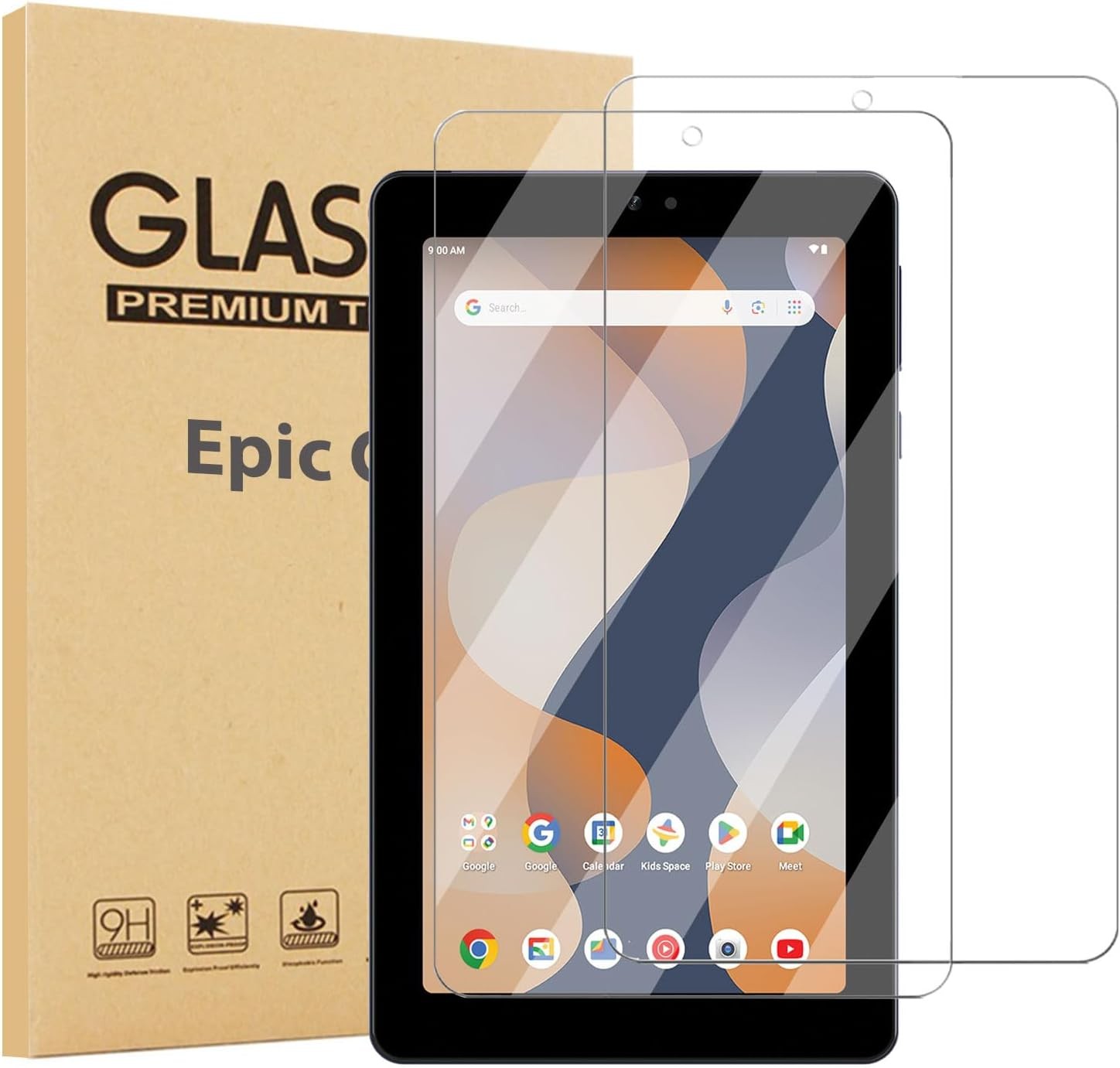 2 Pack Glass Screen Protector for Onn 7 Inch Tablet - 9H Hardness