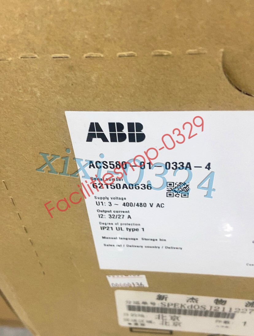 1pcs NEW ABB ACS580-01-033A-4 frequency converter DHL/FedEx