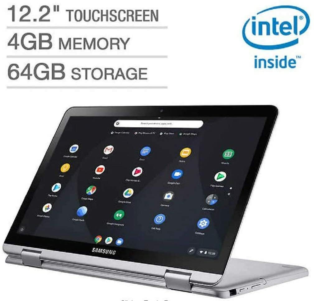 Samsung 12.2" FHD 16:10 Touch 2-in-1 Chromebook Plus V2 (4G, 64G) XE520QAB-K04US