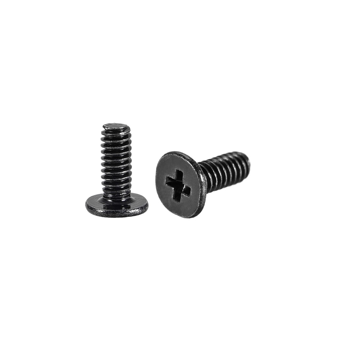M2 x 5mm Laptop Notebook Computer Screws Phillips Head Screw Black 200pcs]