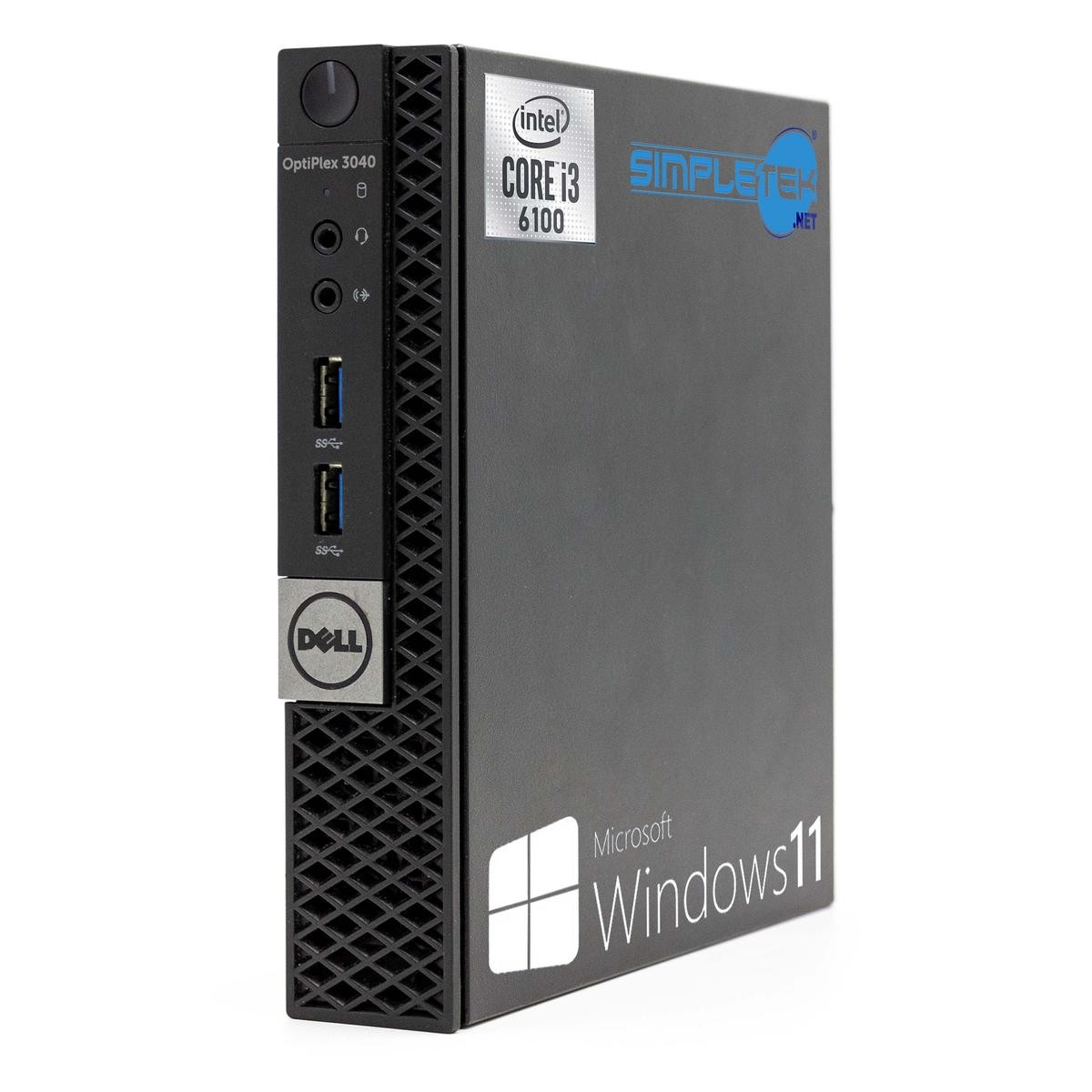 Dell 3040 Micro Mini Pc Core I3 Win 11 Pro 16 Gb Ram 960 Gb Ssd Desktop Computer