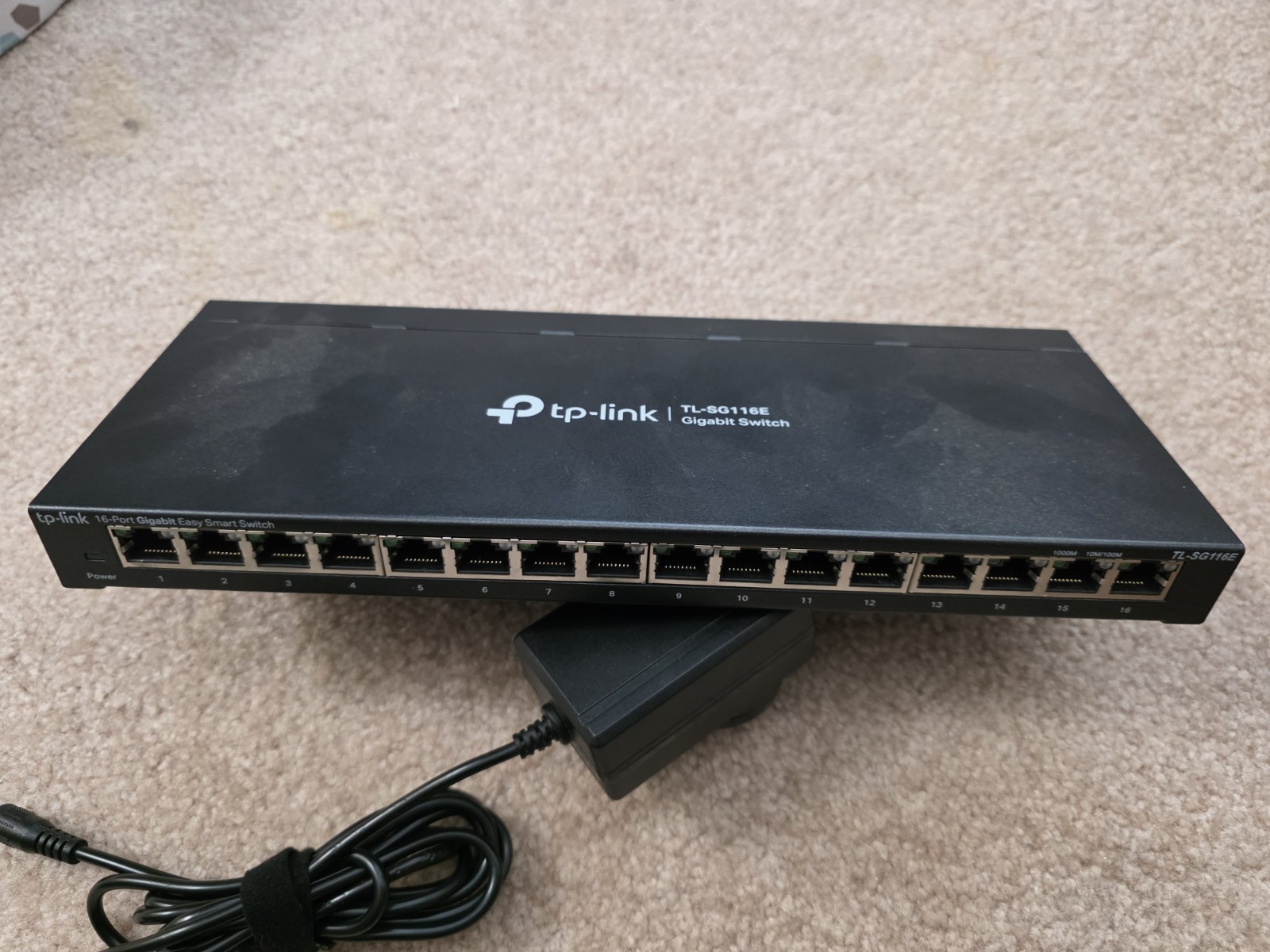 TP-Link TL-SG116E 16-Port Gigabit Ethernet Network Managed Switch