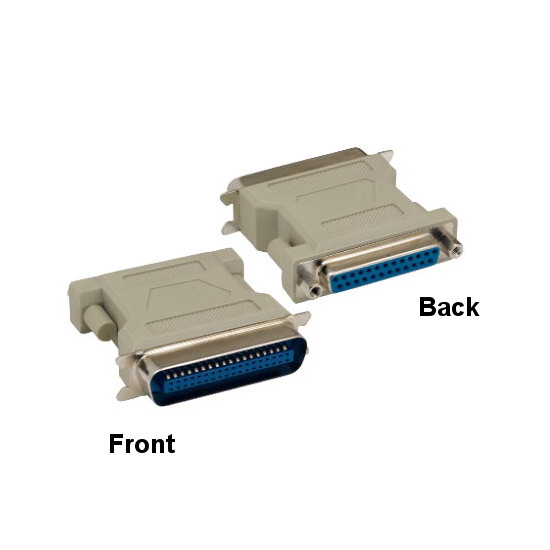 10PCS DB25 Female to CN36 Male Parallel Printer Adapter Convert Molded Shielded