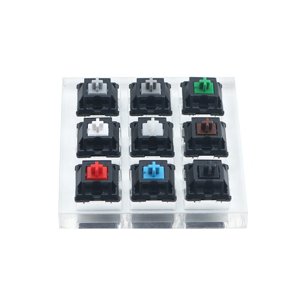 9-Key Switch Tester Mechanical Keyboard Sampler Keycap Switch for Cherry MX