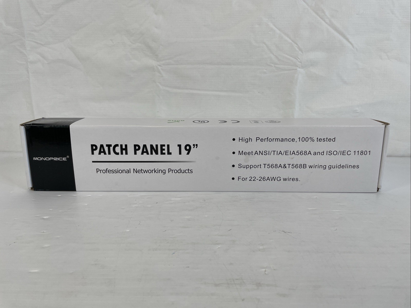NEW Monoprice Network Patch Panel 19" 7305 MP-C6U8BBH48 Ethernet